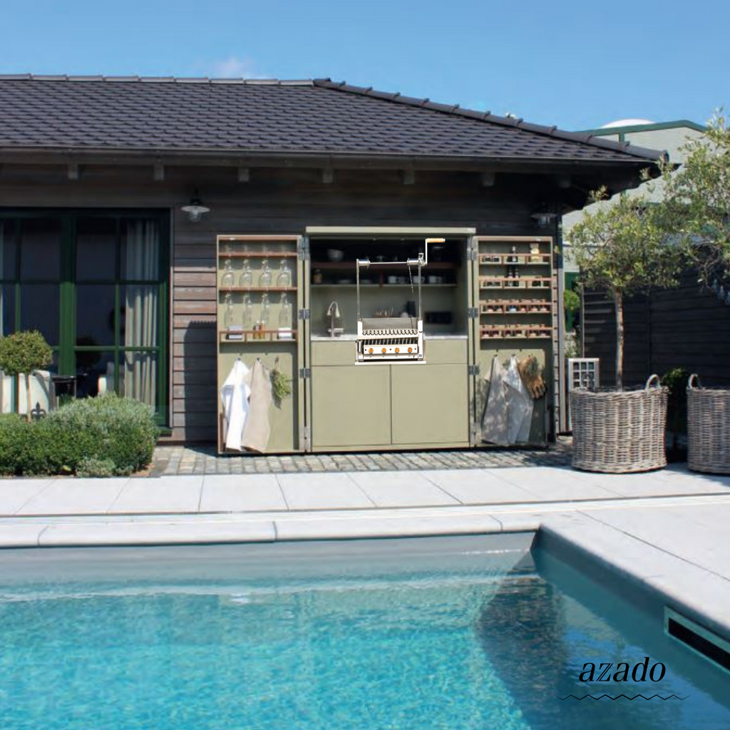 Aussenküche "la Maleta" mit el Maestro 60x40cm azado Grill