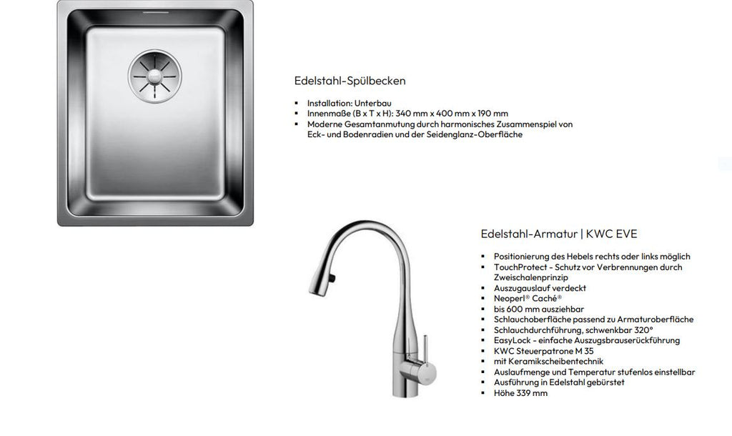 Aussenküche Sombra 3m