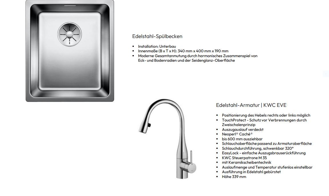 Aussenküche Sombra 3m